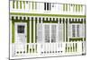 Welcome to Portugal Collection - Traditional Lime Striped Facade-Philippe Hugonnard-Mounted Photographic Print