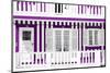 Welcome to Portugal Collection - Traditional Purple Striped Facade-Philippe Hugonnard-Mounted Photographic Print
