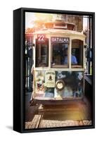 Welcome to Portugal Collection - Tram in Porto-Philippe Hugonnard-Framed Stretched Canvas