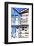 Welcome to Portugal Collection - Two Striped Facade Blue & Brown-Philippe Hugonnard-Framed Photographic Print