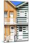 Welcome to Portugal Collection - Two Striped Facade Orange & Olive Drab-Philippe Hugonnard-Mounted Photographic Print
