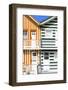 Welcome to Portugal Collection - Two Striped Facade Orange & Olive Drab-Philippe Hugonnard-Framed Photographic Print