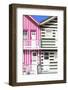 Welcome to Portugal Collection - Two Striped Facade Pink & Olive Drab-Philippe Hugonnard-Framed Photographic Print