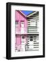 Welcome to Portugal Collection - Two Striped Facade Pink & Olive Drab-Philippe Hugonnard-Framed Photographic Print