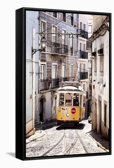 Welcome to Portugal Collection - Vintage Lisbon Tram 28 II-Philippe Hugonnard-Framed Stretched Canvas