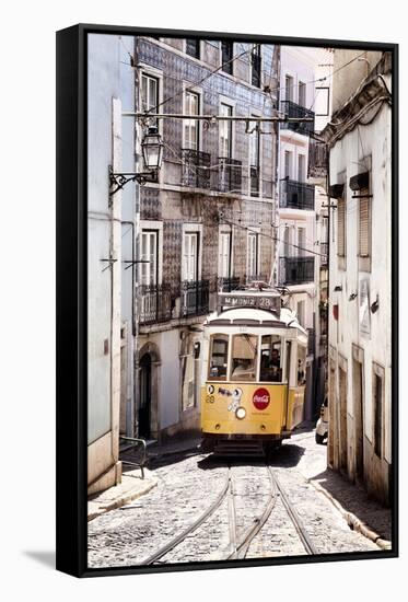 Welcome to Portugal Collection - Vintage Lisbon Tram 28 II-Philippe Hugonnard-Framed Stretched Canvas