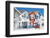 Welcome to Portugal Collection - White Beach Houses in Costa Nova-Philippe Hugonnard-Framed Photographic Print
