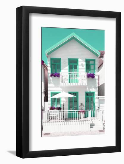 Welcome to Portugal Collection - White House and Green Windows-Philippe Hugonnard-Framed Photographic Print