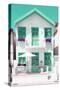 Welcome to Portugal Collection - White House and Green Windows-Philippe Hugonnard-Stretched Canvas