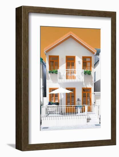 Welcome to Portugal Collection - White House and Orange Windows-Philippe Hugonnard-Framed Photographic Print