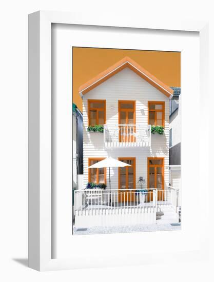 Welcome to Portugal Collection - White House and Orange Windows-Philippe Hugonnard-Framed Photographic Print