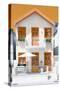 Welcome to Portugal Collection - White House and Orange Windows-Philippe Hugonnard-Stretched Canvas