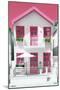 Welcome to Portugal Collection - White House and Pink Windows-Philippe Hugonnard-Mounted Photographic Print