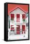 Welcome to Portugal Collection - White House and Red Windows-Philippe Hugonnard-Framed Stretched Canvas
