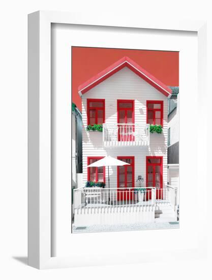 Welcome to Portugal Collection - White House and Red Windows-Philippe Hugonnard-Framed Photographic Print