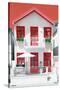 Welcome to Portugal Collection - White House and Red Windows-Philippe Hugonnard-Stretched Canvas