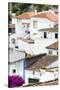 Welcome to Portugal Collection - White Houses Obidos II-Philippe Hugonnard-Stretched Canvas