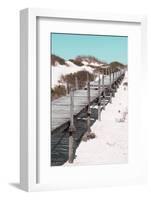Welcome to Portugal Collection - Wooden Pier on the Beach II-Philippe Hugonnard-Framed Photographic Print