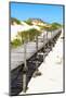Welcome to Portugal Collection - Wooden Pier on the Beach-Philippe Hugonnard-Mounted Photographic Print