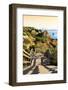 Welcome to Portugal Collection - Wooden Staircase to Sandy Praia do Camilo Beach at Sunset-Philippe Hugonnard-Framed Photographic Print