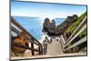 Welcome to Portugal Collection - Wooden Stairs to Praia do Camilo Beach-Philippe Hugonnard-Mounted Photographic Print