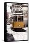 Welcome to Portugal Collection - Yellow Lisbon Tramway 28 II-Philippe Hugonnard-Framed Stretched Canvas