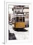 Welcome to Portugal Collection - Yellow Lisbon Tramway 28 II-Philippe Hugonnard-Framed Photographic Print