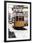 Welcome to Portugal Collection - Yellow Lisbon Tramway 28 II-Philippe Hugonnard-Framed Photographic Print