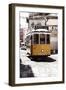 Welcome to Portugal Collection - Yellow Lisbon Tramway 28 II-Philippe Hugonnard-Framed Photographic Print