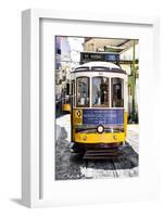 Welcome to Portugal Collection - Yellow Lisbon Tramway-Philippe Hugonnard-Framed Photographic Print