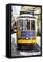 Welcome to Portugal Collection - Yellow Lisbon Tramway-Philippe Hugonnard-Framed Stretched Canvas