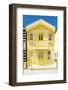 Welcome to Portugal Collection - Yellow Striped House-Philippe Hugonnard-Framed Photographic Print