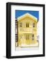 Welcome to Portugal Collection - Yellow Striped House-Philippe Hugonnard-Framed Photographic Print