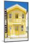 Welcome to Portugal Collection - Yellow Striped House-Philippe Hugonnard-Mounted Photographic Print