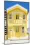 Welcome to Portugal Collection - Yellow Striped House-Philippe Hugonnard-Mounted Photographic Print