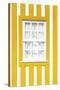 Welcome to Portugal Collection - Yellow Striped Window-Philippe Hugonnard-Stretched Canvas