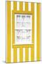 Welcome to Portugal Collection - Yellow Striped Window-Philippe Hugonnard-Mounted Photographic Print