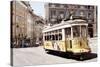 Welcome to Portugal Collection - Yellow Tram Lisbon II-Philippe Hugonnard-Stretched Canvas