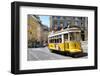 Welcome to Portugal Collection - Yellow Tram Lisbon-Philippe Hugonnard-Framed Photographic Print