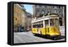 Welcome to Portugal Collection - Yellow Tram Lisbon-Philippe Hugonnard-Framed Stretched Canvas