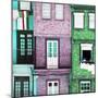 Welcome to Portugal Square Collection - Beautiful Colorful Traditional Facades II-Philippe Hugonnard-Mounted Photographic Print