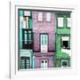 Welcome to Portugal Square Collection - Beautiful Colorful Traditional Facades II-Philippe Hugonnard-Framed Photographic Print