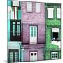 Welcome to Portugal Square Collection - Beautiful Colorful Traditional Facades II-Philippe Hugonnard-Mounted Photographic Print