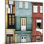 Welcome to Portugal Square Collection - Beautiful Colorful Traditional Facades-Philippe Hugonnard-Mounted Photographic Print