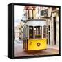 Welcome to Portugal Square Collection - Bica Tram in Lisbon III-Philippe Hugonnard-Framed Stretched Canvas