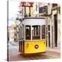 Welcome to Portugal Square Collection - Bica Tram in Lisbon III-Philippe Hugonnard-Stretched Canvas