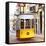 Welcome to Portugal Square Collection - Bica Tram in Lisbon III-Philippe Hugonnard-Framed Stretched Canvas