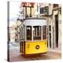 Welcome to Portugal Square Collection - Bica Tram in Lisbon III-Philippe Hugonnard-Stretched Canvas