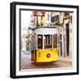 Welcome to Portugal Square Collection - Bica Tram in Lisbon III-Philippe Hugonnard-Framed Photographic Print