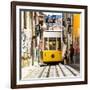 Welcome to Portugal Square Collection - Bica Yellow Tram-Philippe Hugonnard-Framed Photographic Print